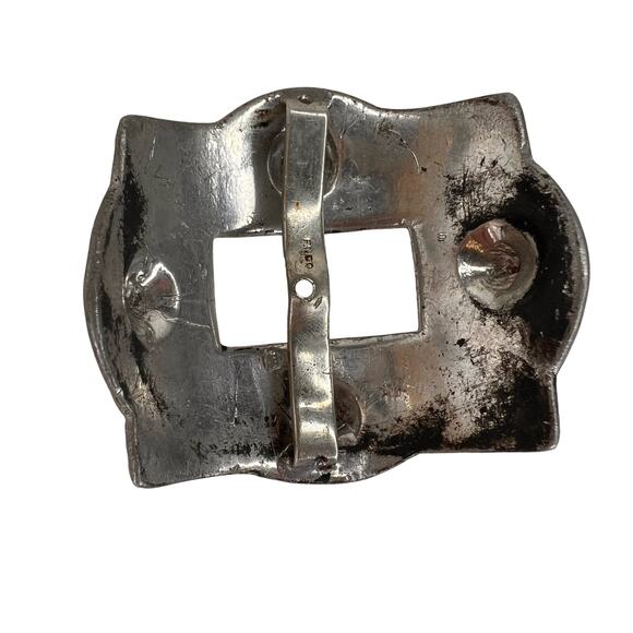 Vintage Art Deco Rhinestone Shoe Buckle 30s 40s Fishel Nessler Signed FNCO - Picture 2 of 9